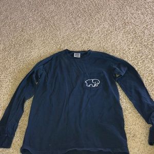 Ivory Ella blue long sleeve top